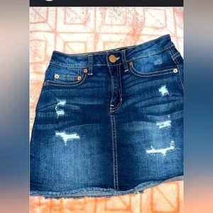 Jean Mini Skirt From NOBO, Mid Rise Size 9